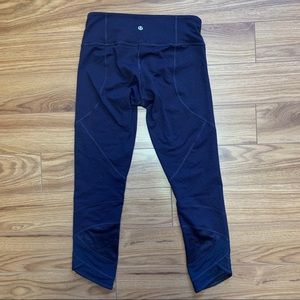 Lululemon Emerge Renewed perforated crop legging